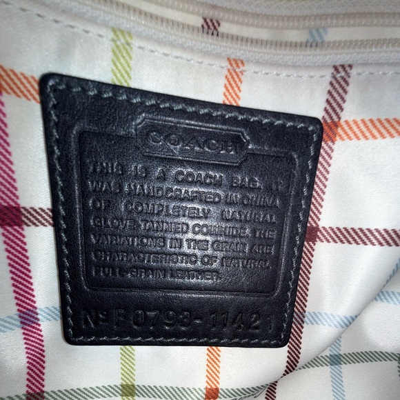 Vintage Y2K Era Coach Bleecker Leather Bucket/Shoulder Bag F0793-11421 - Picture 7 of 8